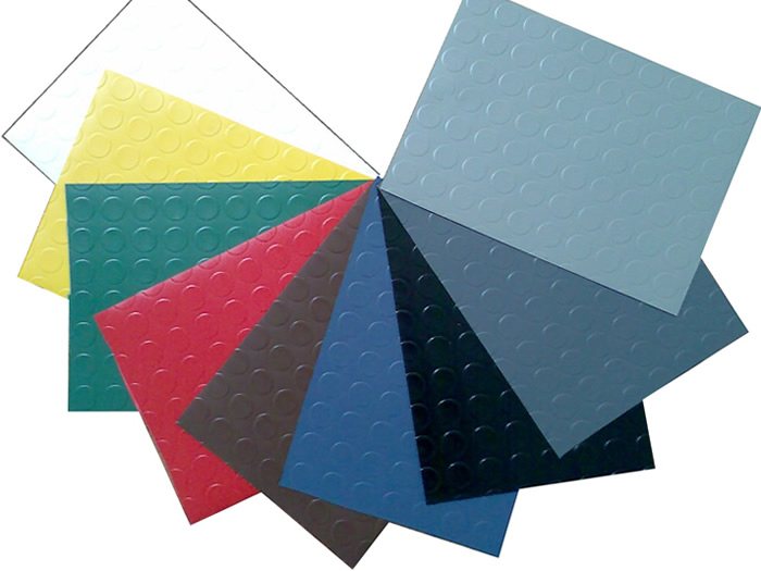 Lastre in gomma tecnica di diverse mescole e colori